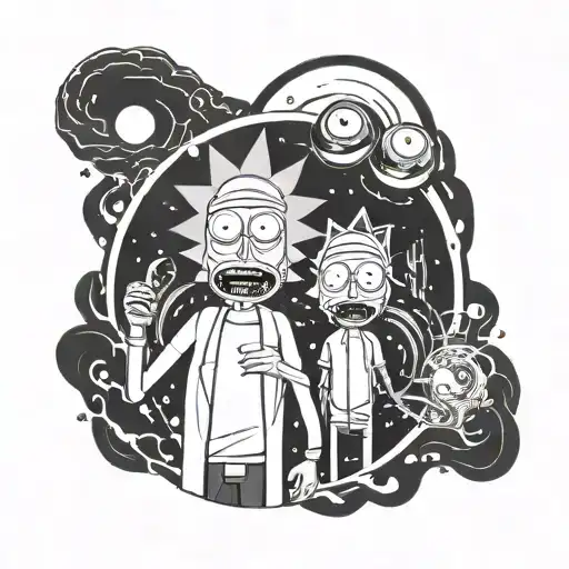Rick Morty With Portal
