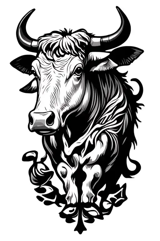 Camargue Cross With Bull On The Pectoral