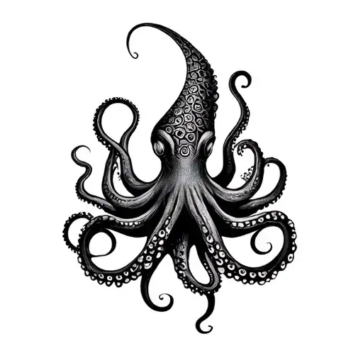 Spiral Fibonacci Octopus