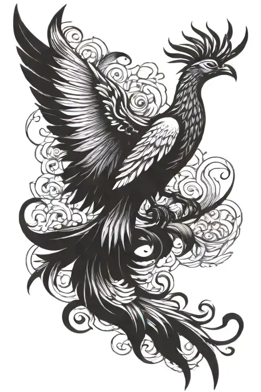 Bird Of Paradise Pheonix Rising Phoenix Bird