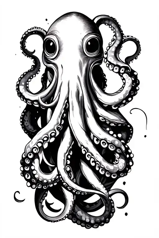 Octopus Wrapped Around Arm