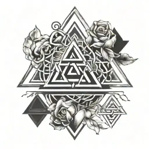 Valknut And Broken Heart