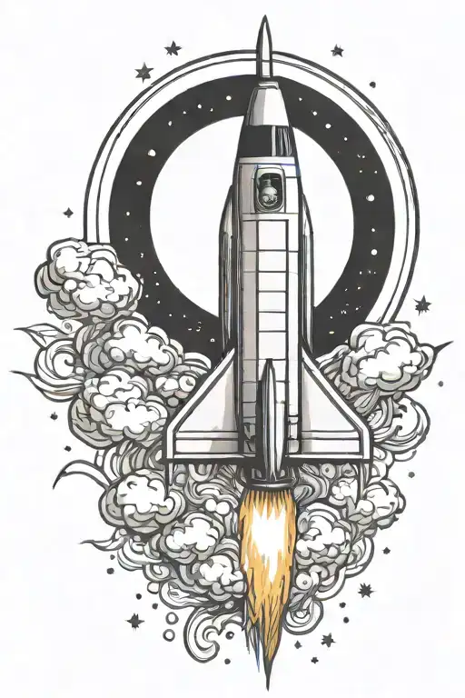 Rocket Ship Blasting