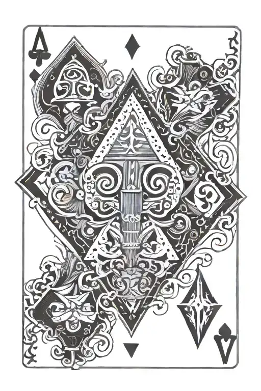 Arrow Head & Horney Toad & Ace Playing Card