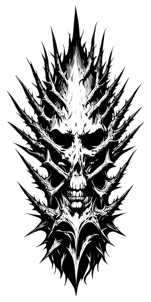 Full Sleave Made Of Thornes Very Sharp Pointy Thorne