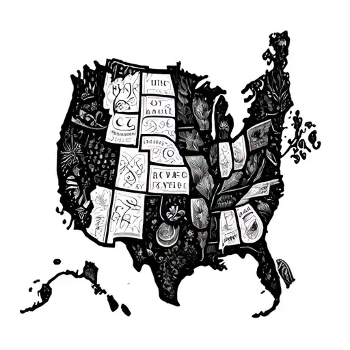 Outline Of United States Map Outline