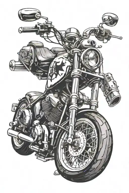 Chopper Motorcycle