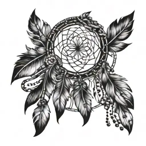 Dream Catcher With Feathers
