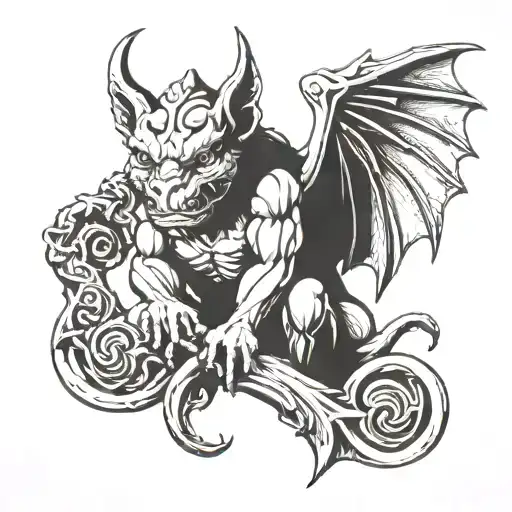 Perched Gargoyle
