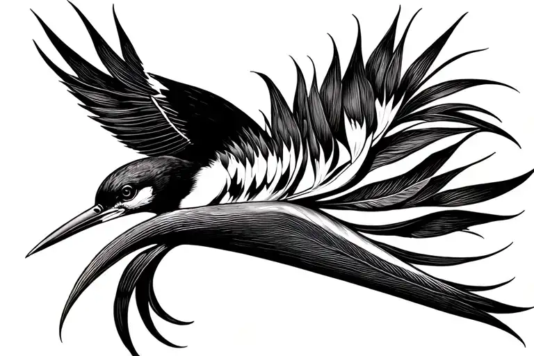 Bird Of Paradise Resting