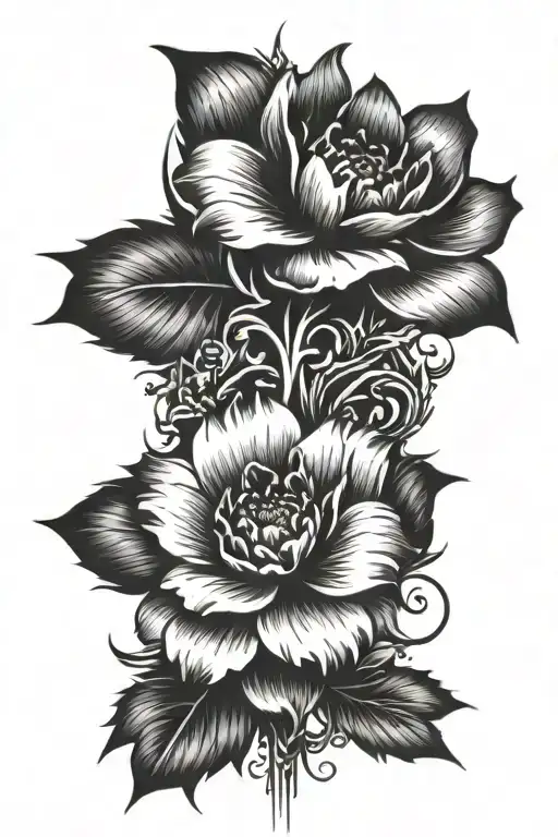 Spine And Flower