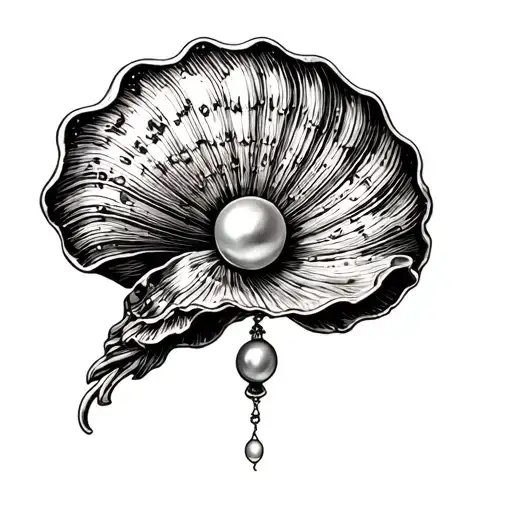 Clam And Pearl Inside