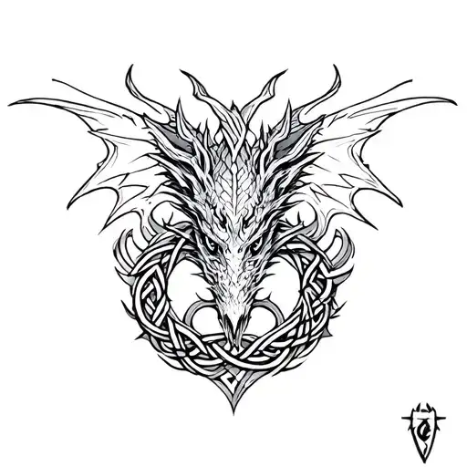 Celtic Knot Dragon