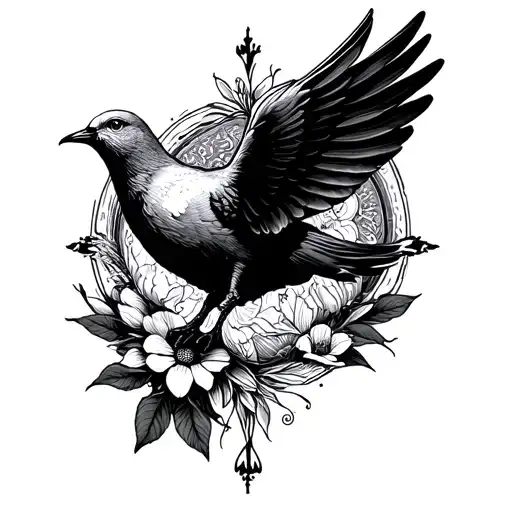 Balance And Dove Of Peace