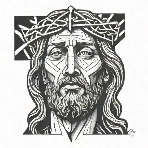 Jesus Sculpture Portrait