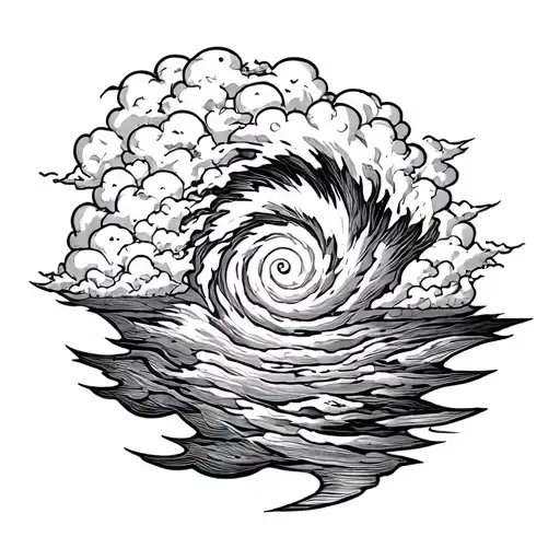 Hurricane Storm Clouds