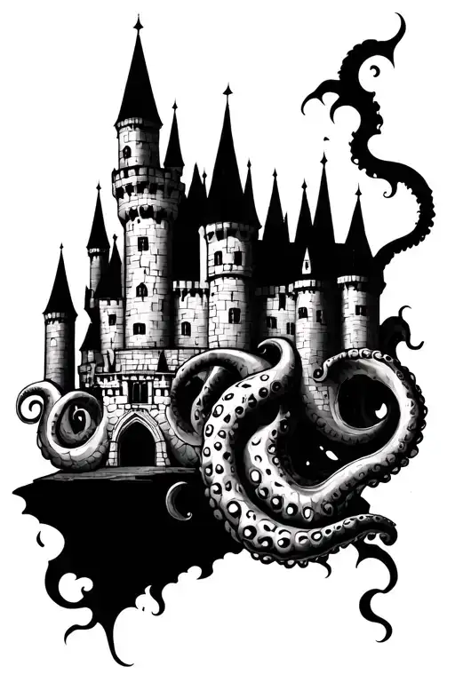 Castle And Tentacles
