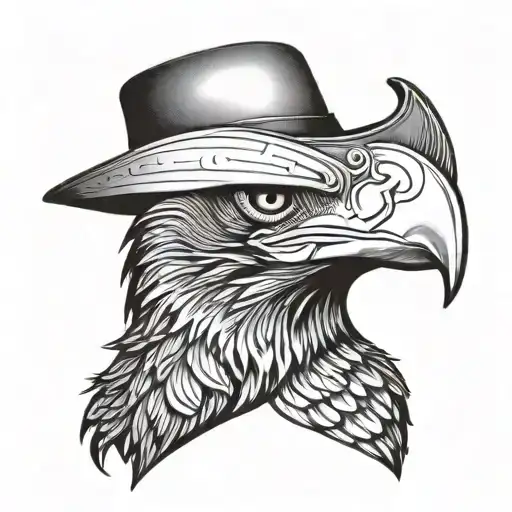 Caquito Caracara And Northeastern Leather Hat