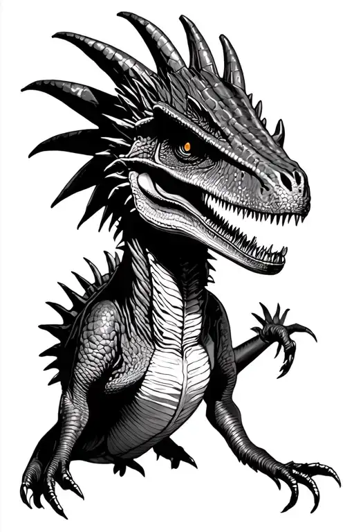 Dilophosaurus Mixed With The T Virus From Resident Evil