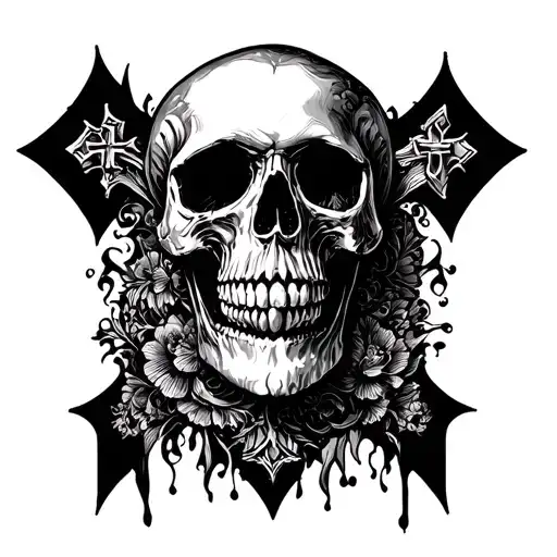 Skull And Cross