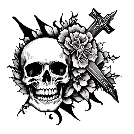 Skull And Cross