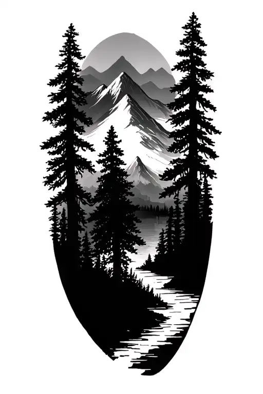 Nature Mountains And Trees