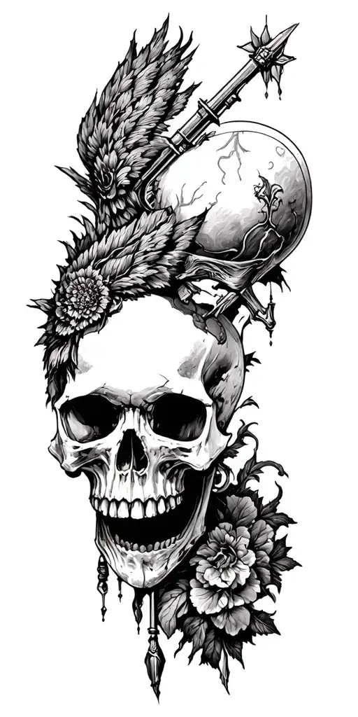 Nacist Skull And War