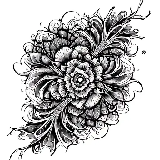 Fractals On Arm Sleeve