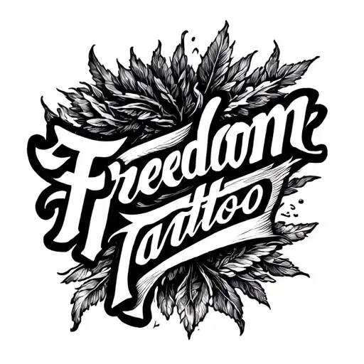 Freedom Lettering