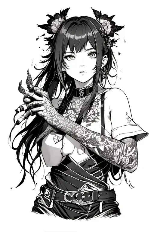 Anime Character Wielding