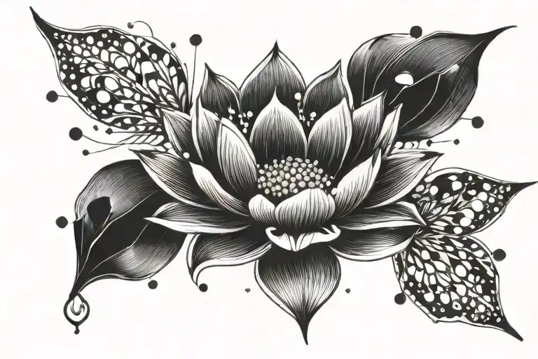 Lotus And Crystals