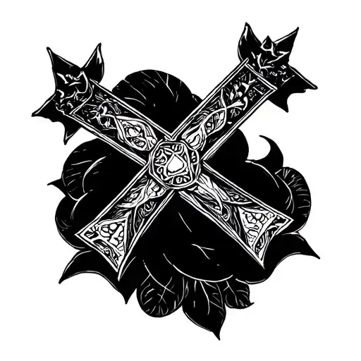 Seven With Cross