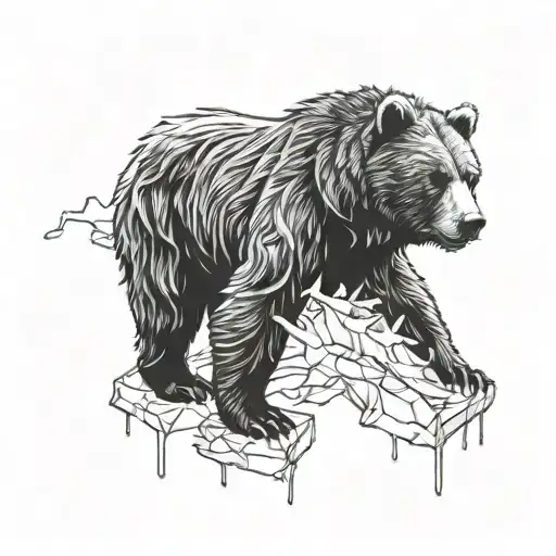 Bear And Ice But Aggressive