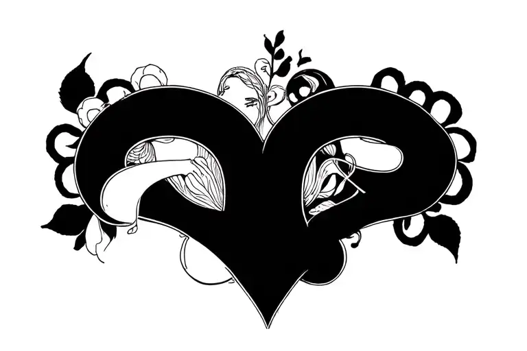 Two R's Intertwined Back To Back