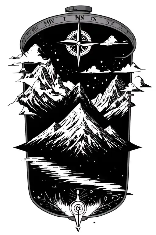Compass Surrounded My Mountain