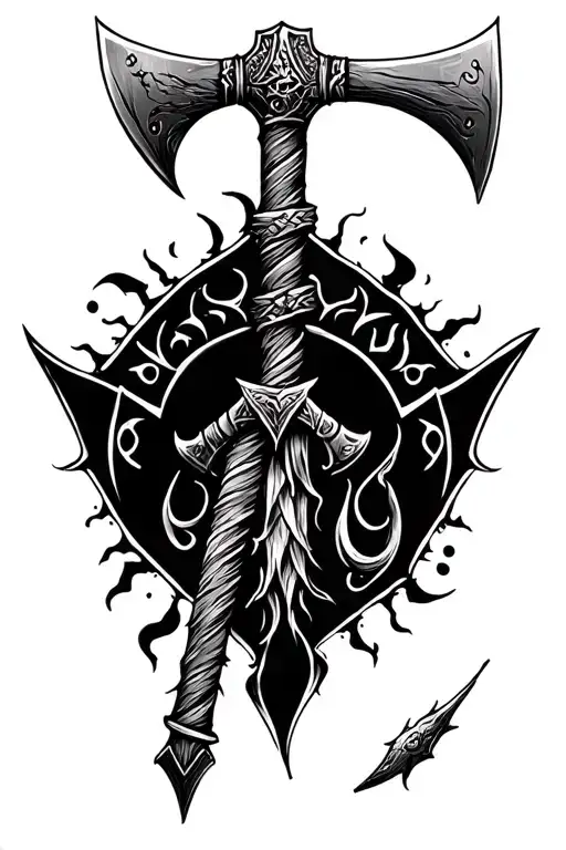 Viking And Axe