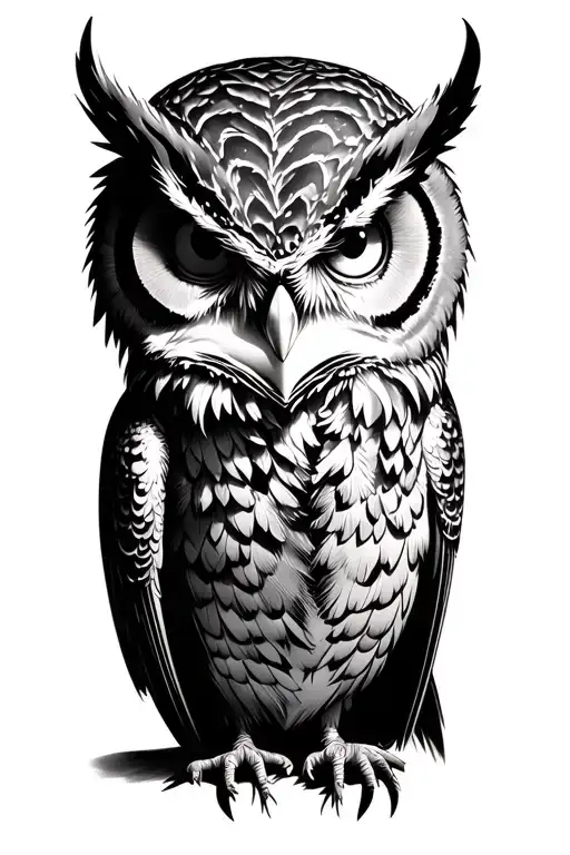 Demon They And The Eyes Of An Owl Is Not What Seem