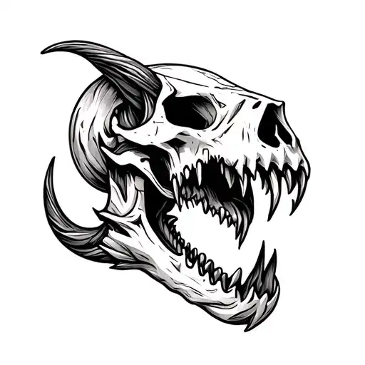 Sabertooth Skull