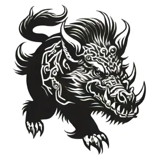 Boar Japanese Devil Aggressive