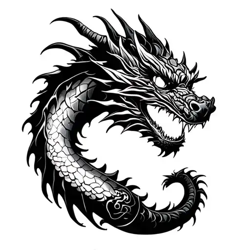 Dragon And Autism Puzzle Piece