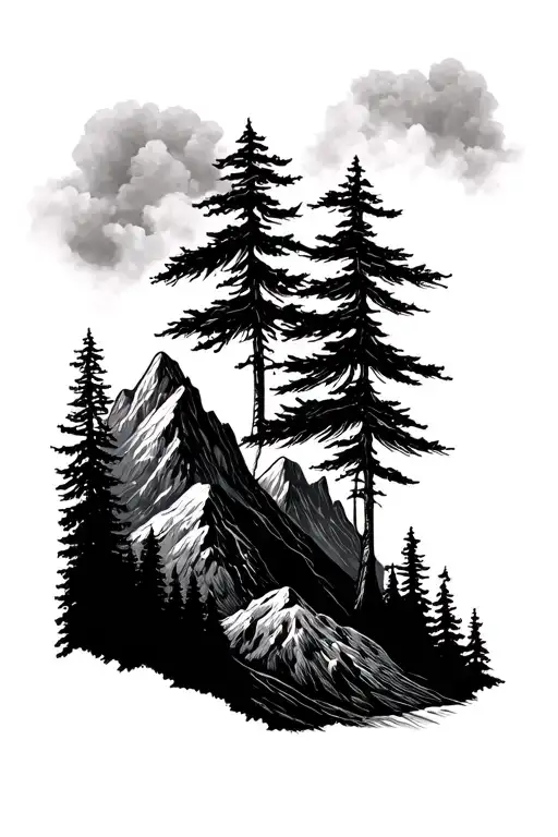 Mountains Nature On The Leg