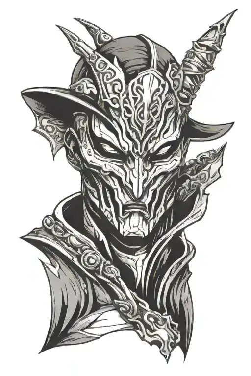 Jhin Mask League Of Legends