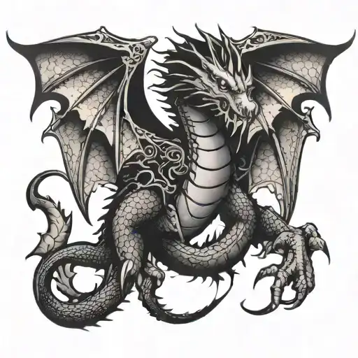 Dragon With Wings
