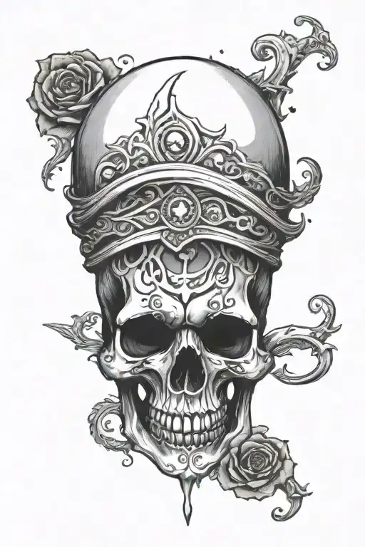 Skull Who Has Blood