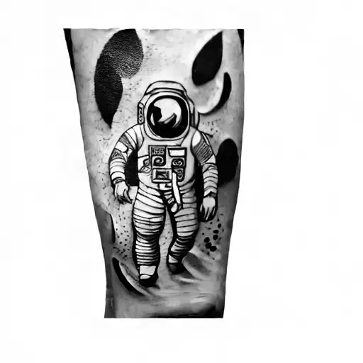 An Astronaut In Space