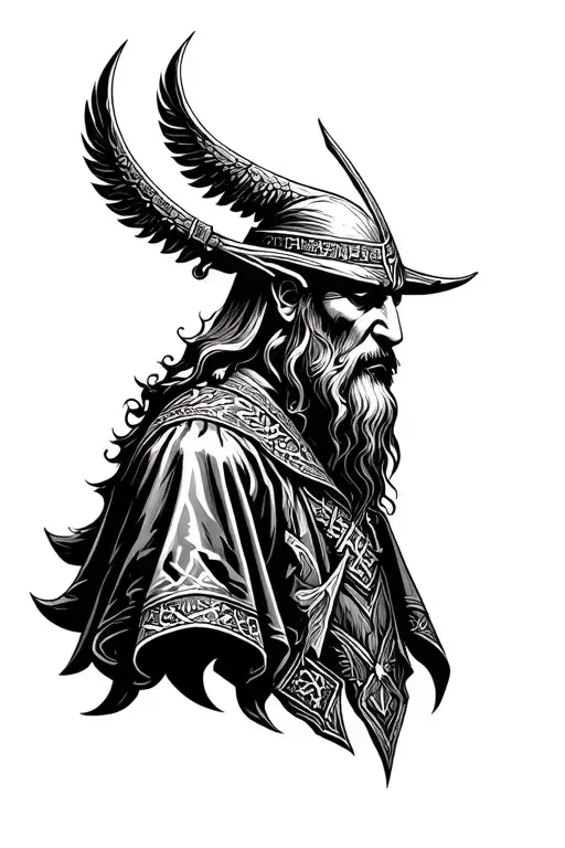 Odin And Vieux Futhark