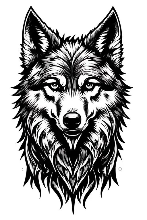 Wiking Wolf Head