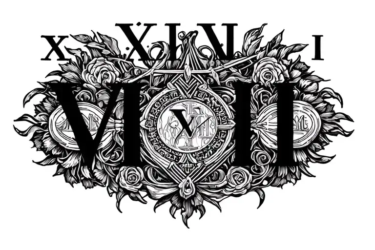 Roman Numerals Viii Vii Mmvii