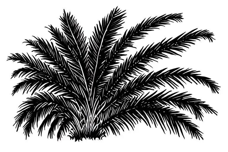 Palm Tree Tattoo Design