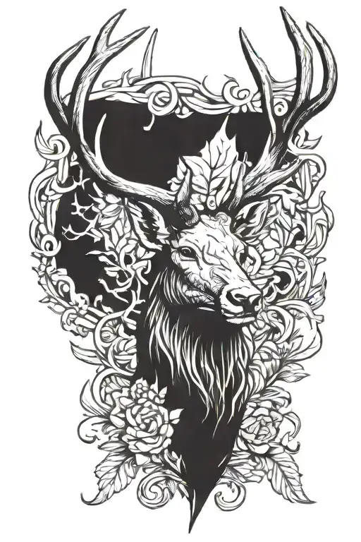 Antlers With Name Written